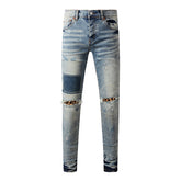 Purple Brand Jeans Pure Cotton High Street Trend #9095